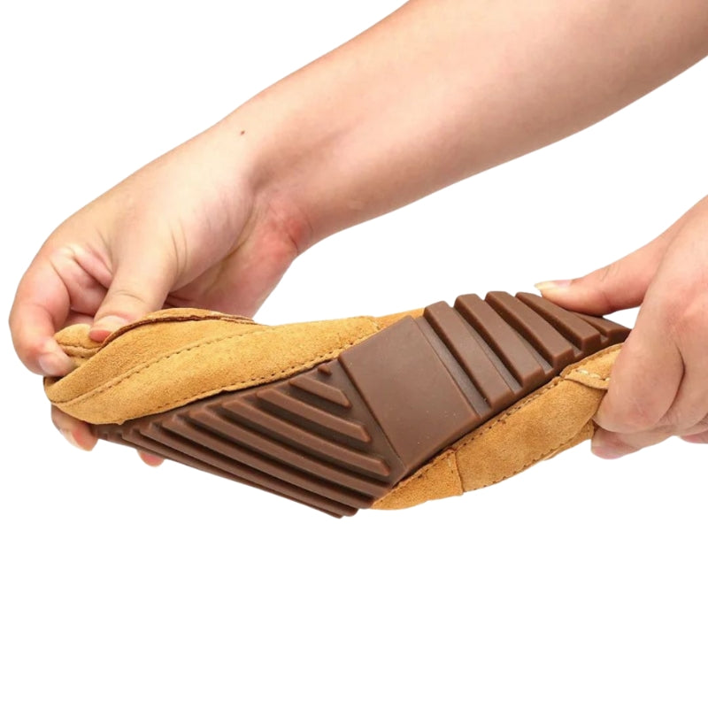 David – Chaussures Plates à Semelle Flexible et Bout Rond