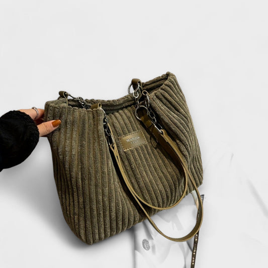 Léora. - Waxed Cord Shoulder Bag