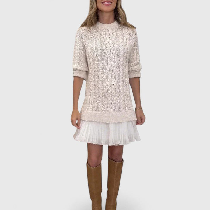 Ashlyndora – Elegantní svetrové šaty
