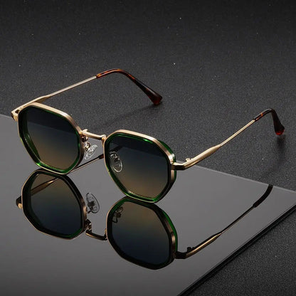Velmora | Hexagonal Tortoise Shell UV400 Sunglasses