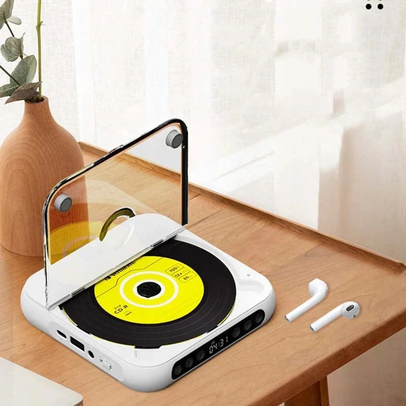 SoundWave – Portable Bluetooth CD player with LCD screen