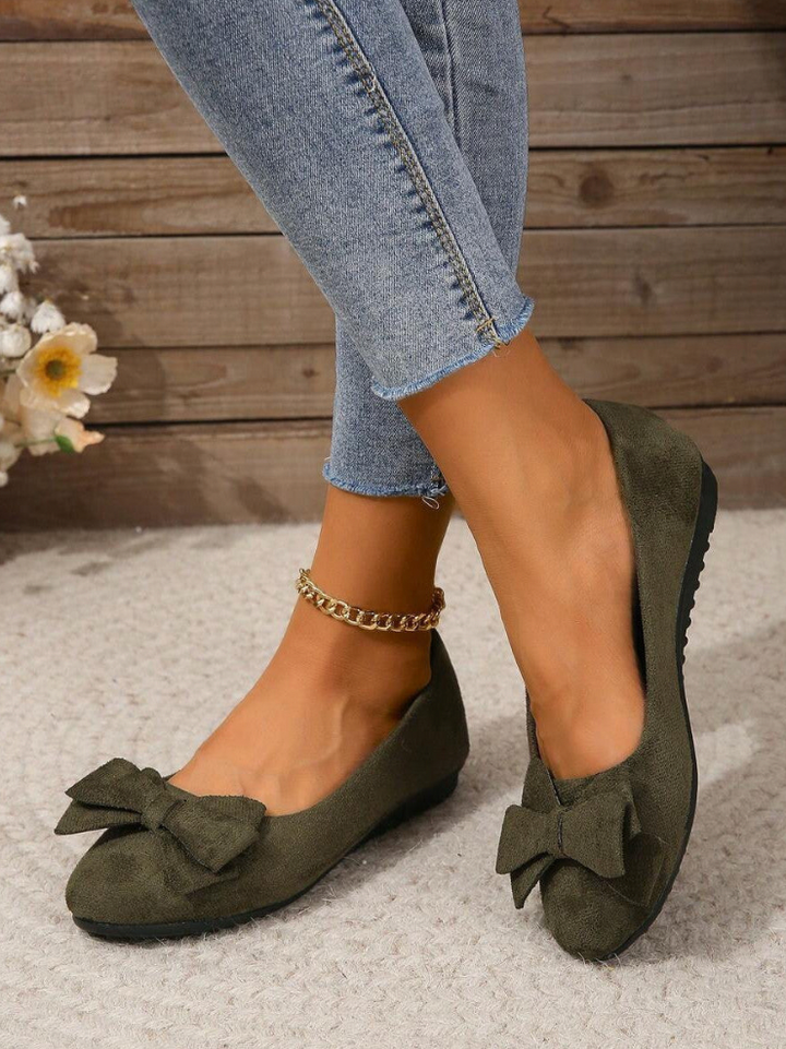 Blossom | Women's Comfortable Bow Slip-On Shoes