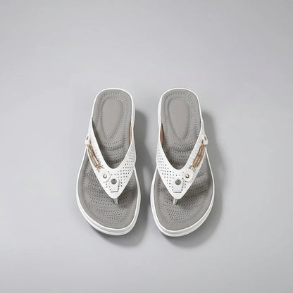 Lagoz Fleur | Orthopedische Dames Slippers met Zachte Zool