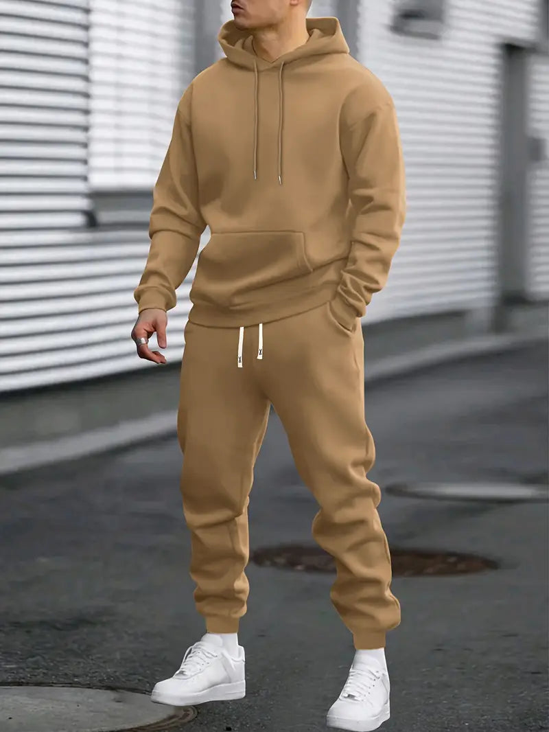 Matteo – Herren Trainingsanzug Set Mit Kapuze Jogger