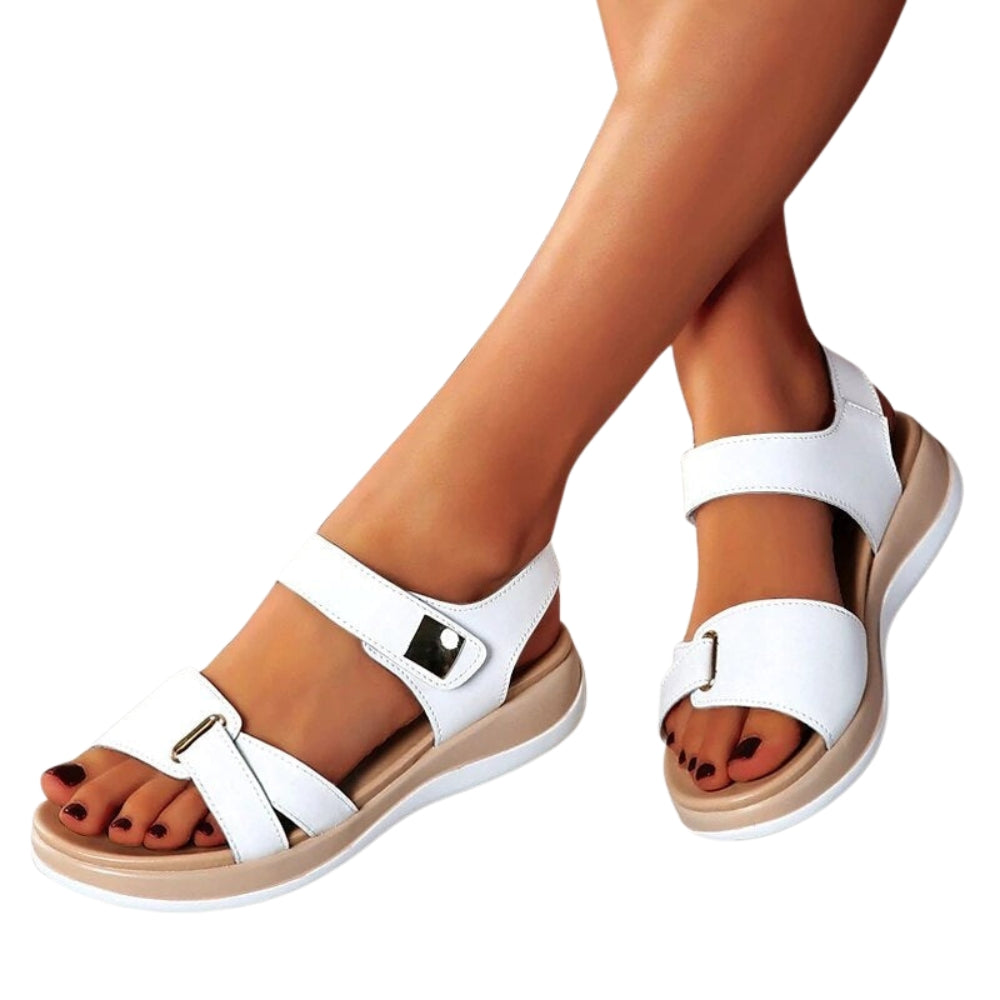Sandales ouvertes avec brides réglables