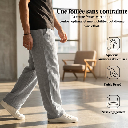Duval Paris™ | Pantalon léger à jambes droites