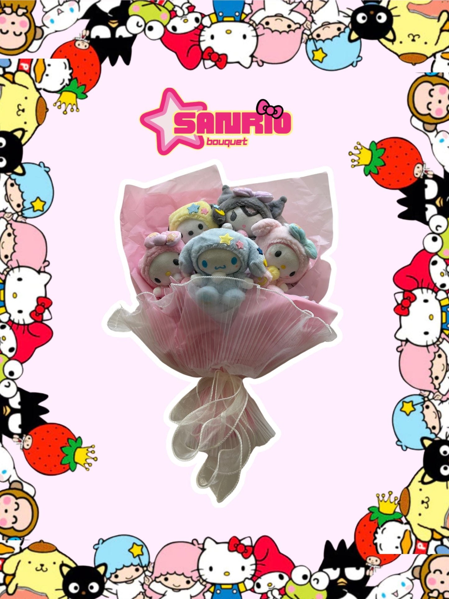 Multi-Sanrio Bouquet