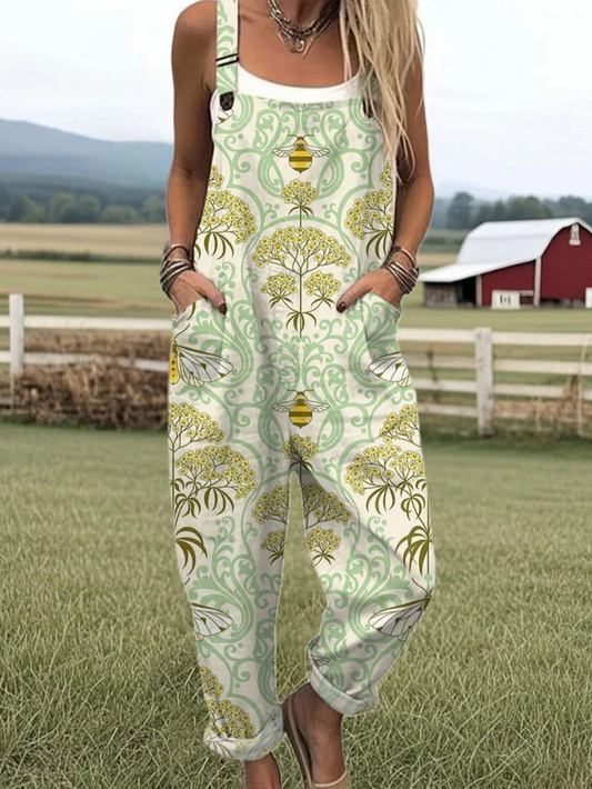 NAELYN – FLORAL DRIFT WIDE-LEG JUMPSUIT