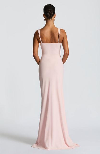 Maxi Dress with Slit Design