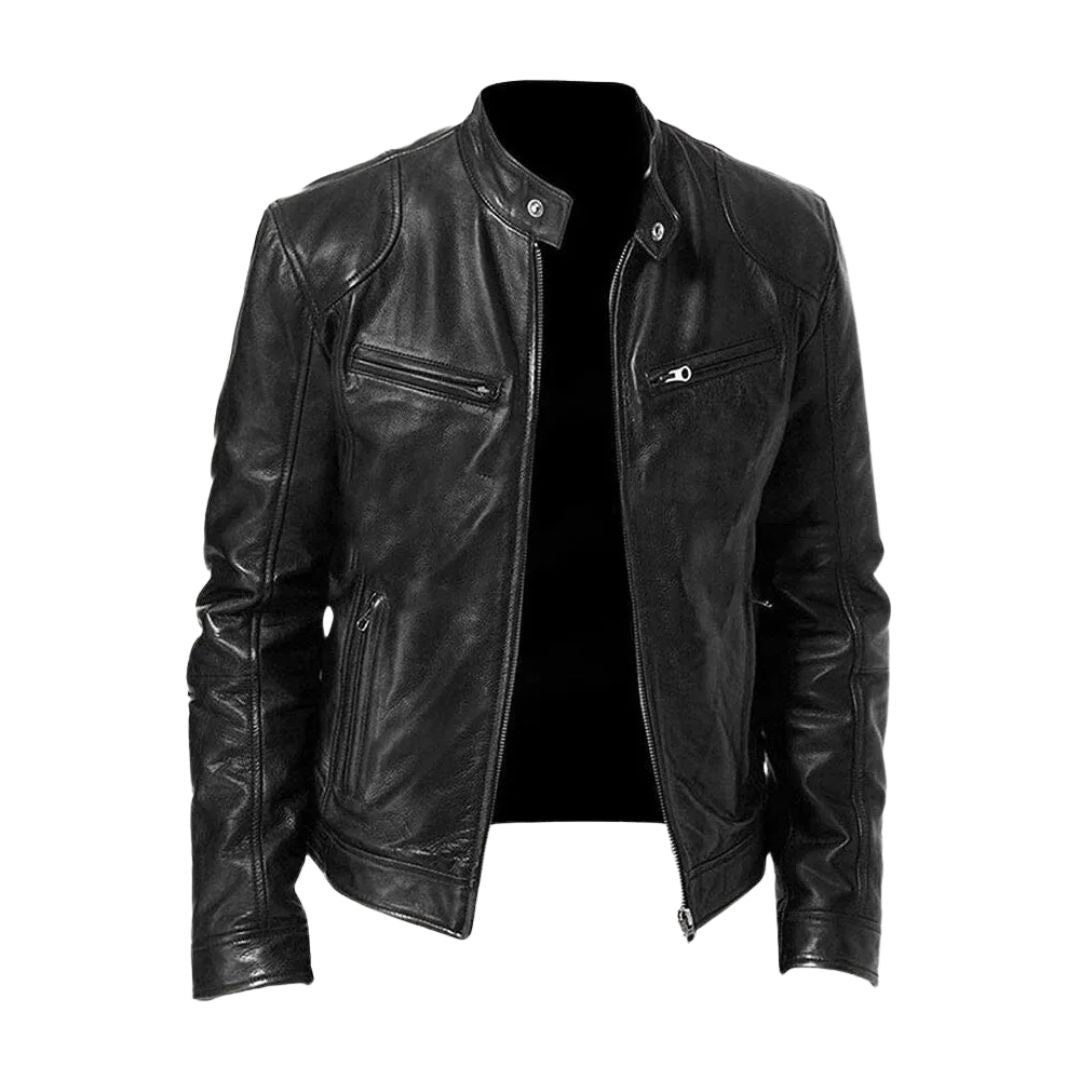 Duval Paris™ | VESTE COL MONTANT COUPE SLIM POUR HOMME