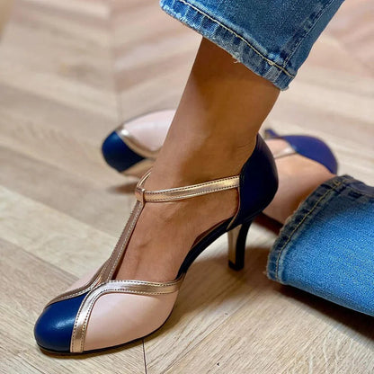 Aria™ | Chic Retro T-bar Heels