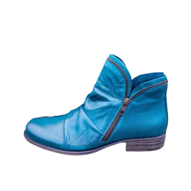 Bottines à fermeture éclair avec bout pointu