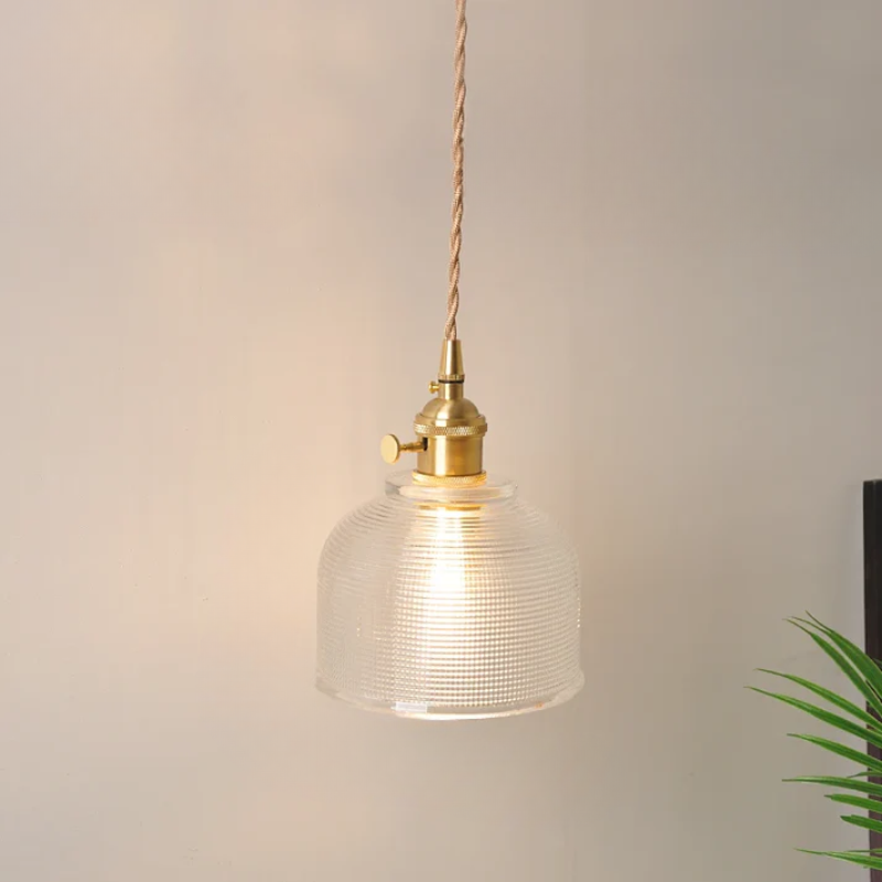 Virelian - Nordic Glas Hanglamp Met Koper