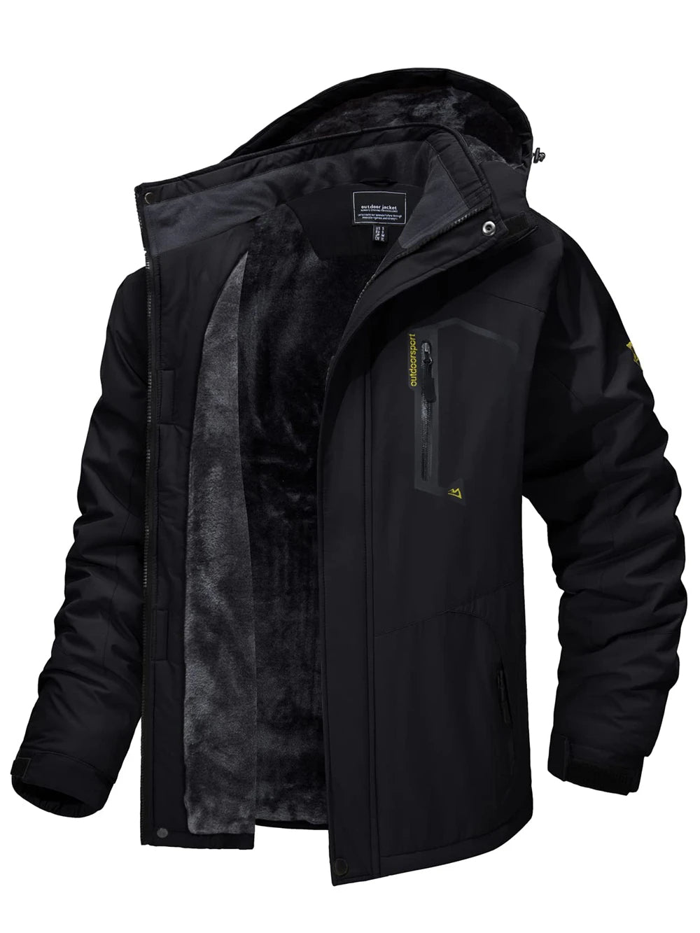 Jaden Parka Uomo – Giacca Invernale Calda con Cappuccio Rimovibile