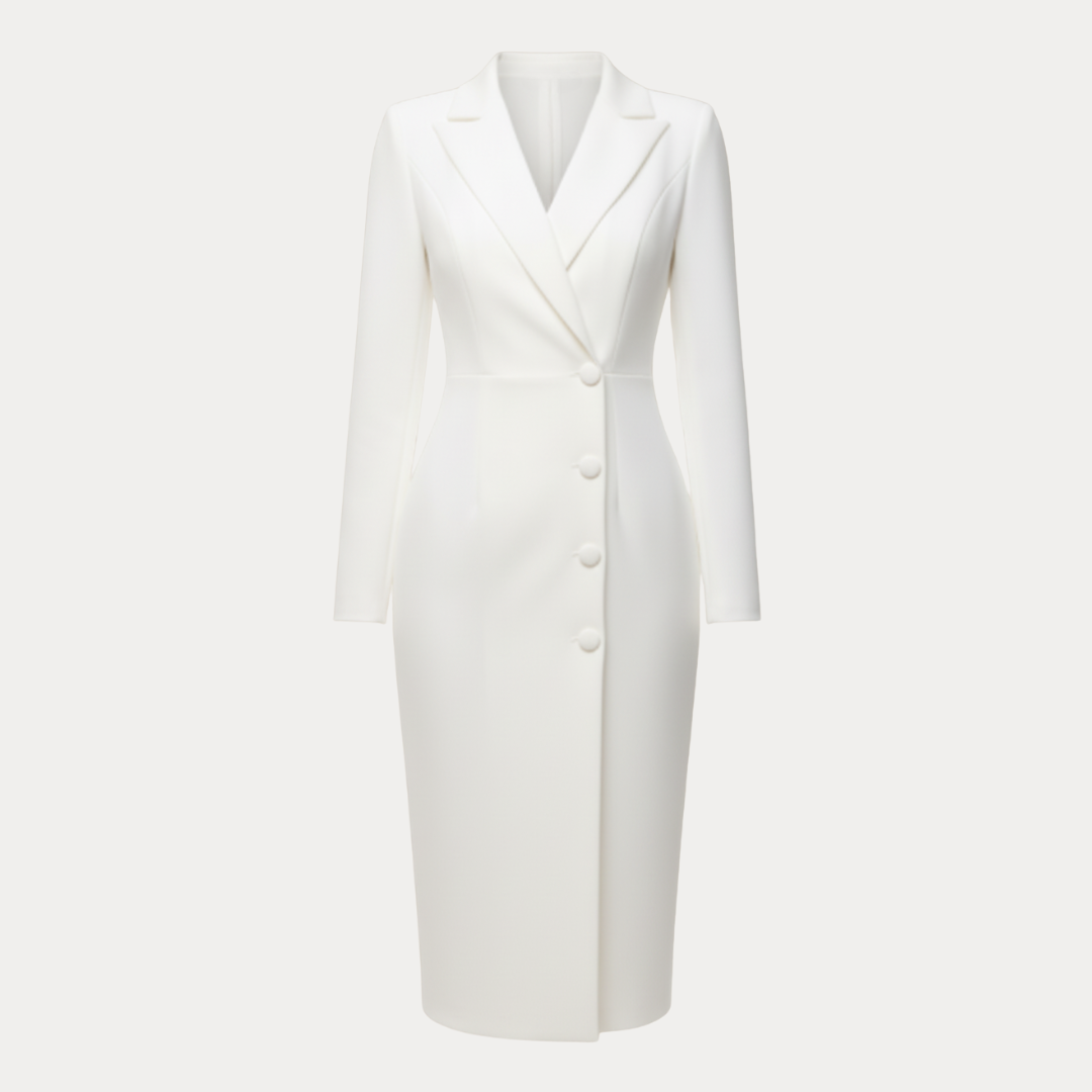 Women's Asymmetric Tailored Blazer Dress