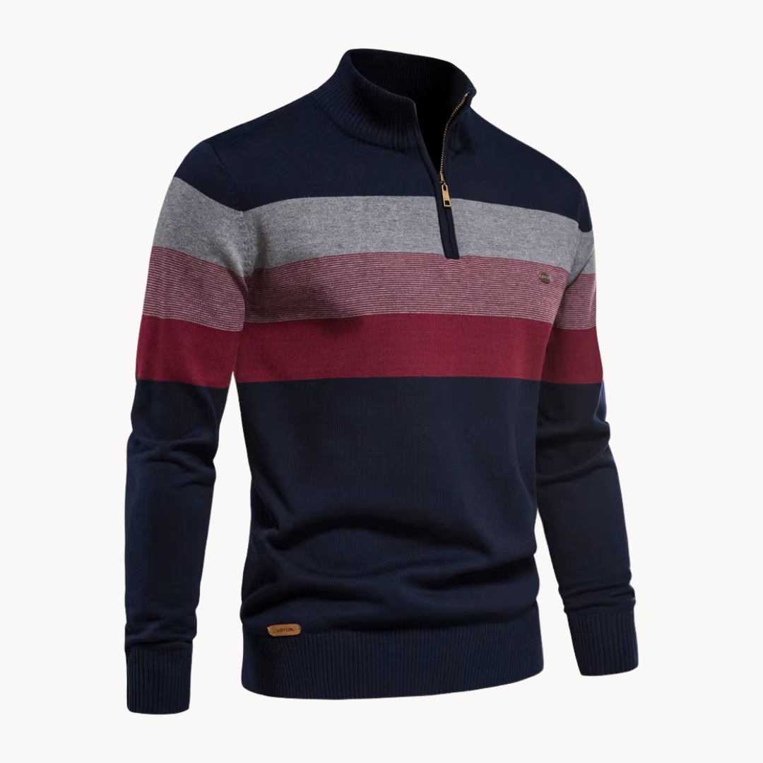 Duval Paris™ | Pull à fermeture éclair quart de longueur Burk