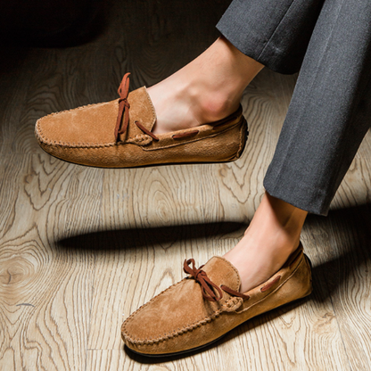 Ashton – Mocassins à lacets et semelle plate