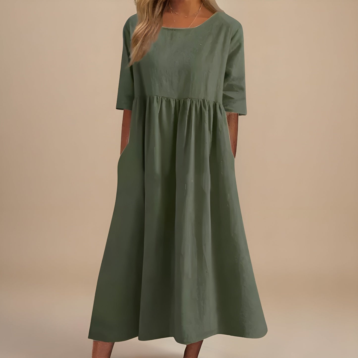 Ysoline | Flattering cotton dress