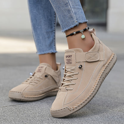 Damskie Sneakersy Ortopedyczne Sznurowane | Pasek