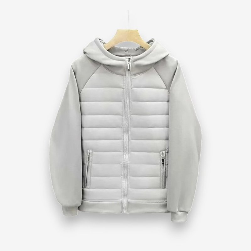 Veste homme slim zippée manches longues