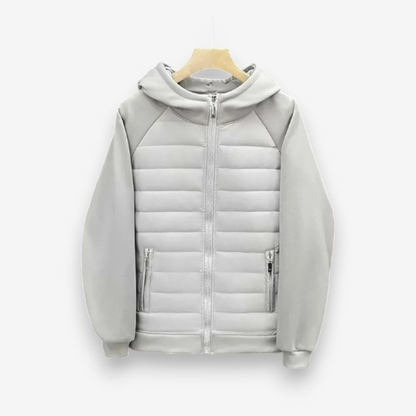 Veste homme slim zippée manches longues