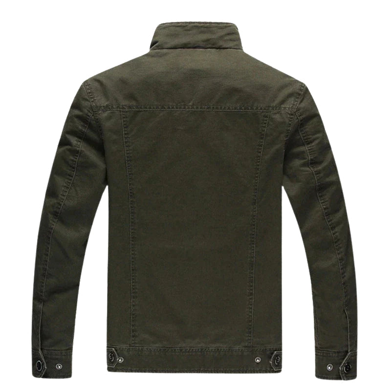 Veste à manches longues avec fermeture éclair et multiples poches