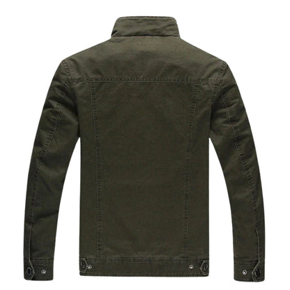 Veste à manches longues avec fermeture éclair et multiples poches