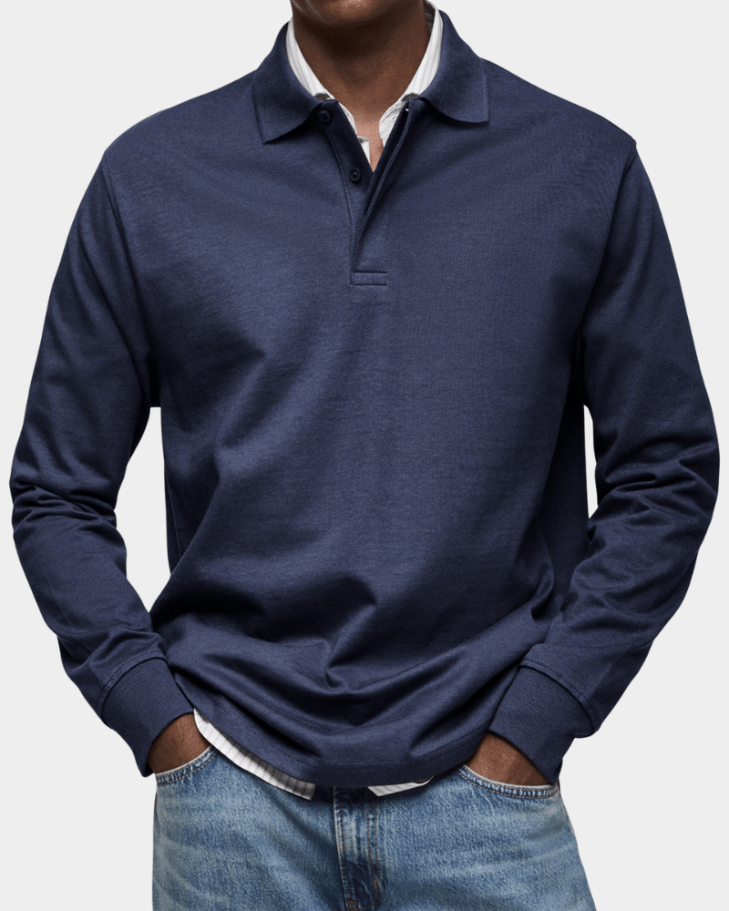 Patrick | Cómoda camisa polo de manga larga para primavera