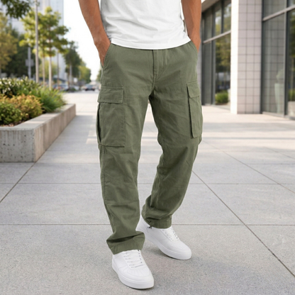Men's Comfortable Cargo Pants | Everyday Wear | Relaxed Fit, Versatile