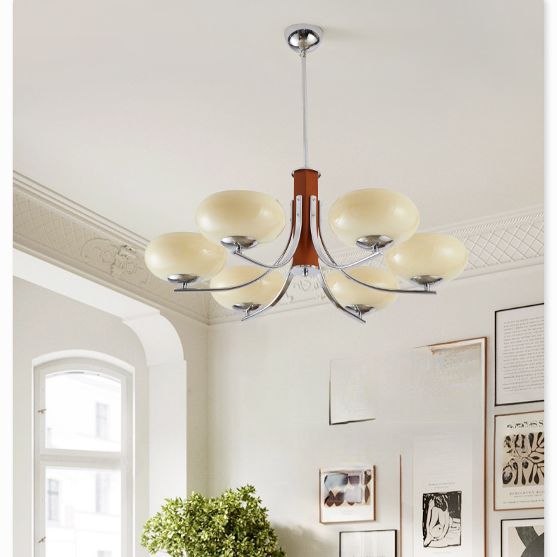 Lunaro | Bauhaus Pendelleuchte mit 3/5 Opalglas-Köpfen