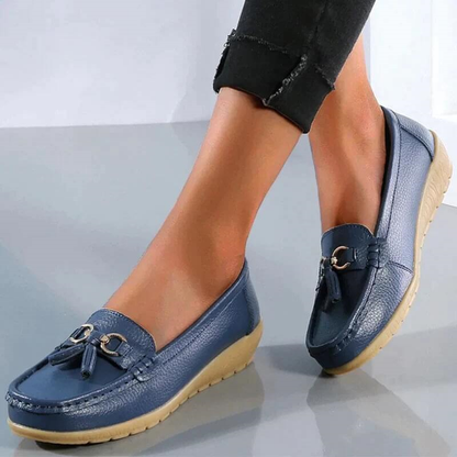 Heliora™ - Mocassins en Cuir Confort Orthopédique – L’Élégance Naturelle à Chaque Pas