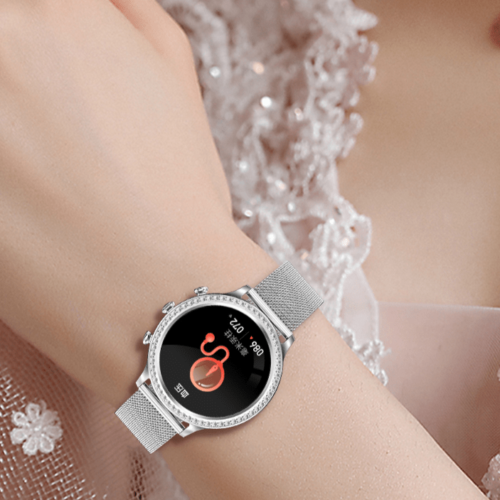 California Smartwatch für Damen – Strahlendes Glitzer-Design trifft auf Eleganz