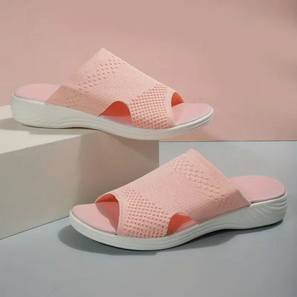 Womens Comfort Slip On Slide Sandals