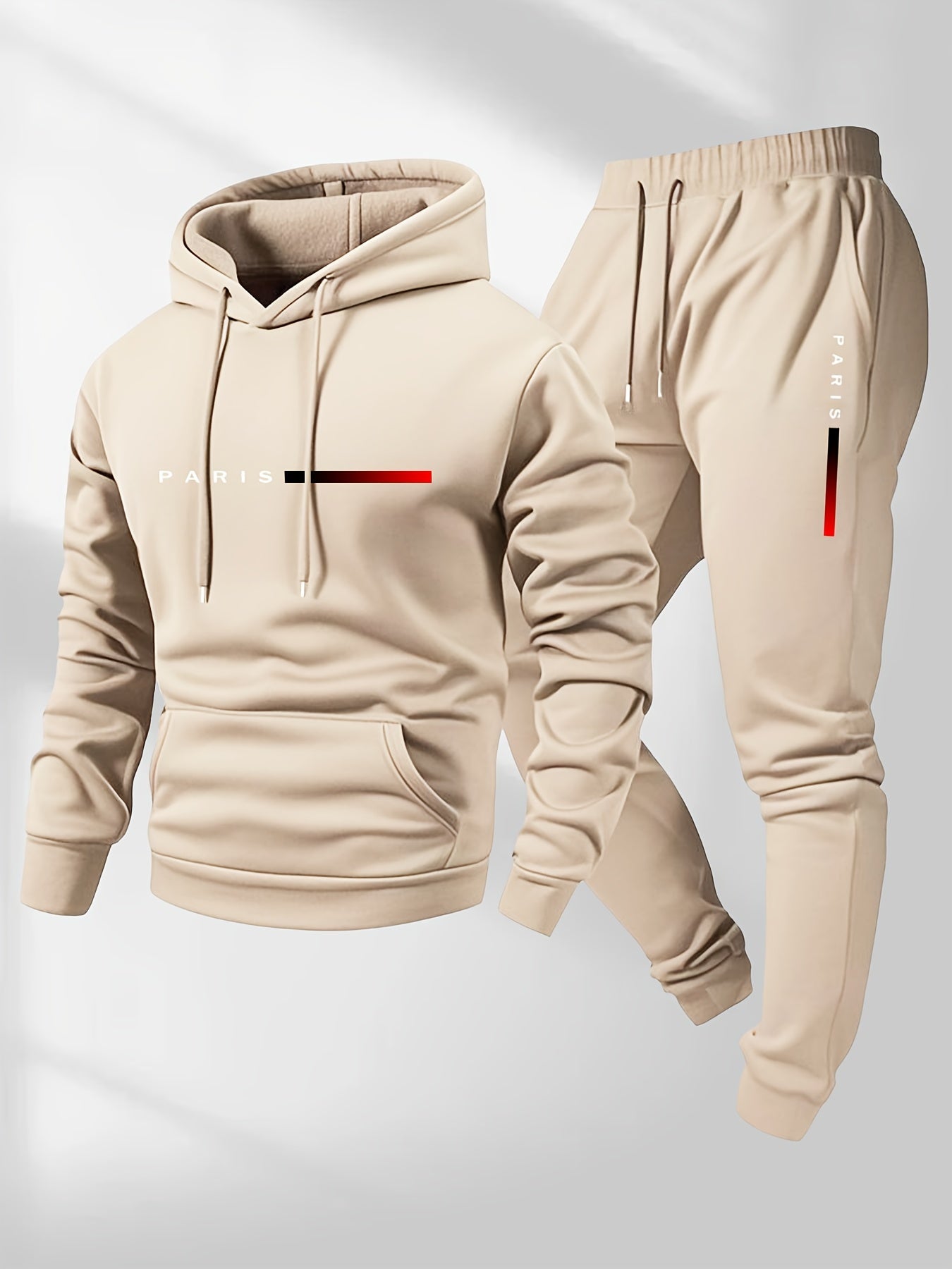 Varello Paris Set – hættetrøje og joggers sæt med print