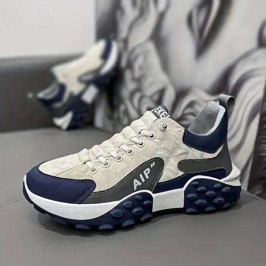 Lenton | Comfortable Breathable Men’s Running Trainers with Air Cushioning and Non-Slip Grip | Running Shoes