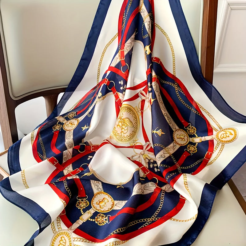 Square Scarf | Breathable | Sun Protection Accessory | Polyester