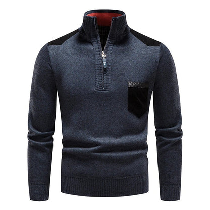 Tom Hollinger | Klassischer Strickpullover mit Reißverschluss
