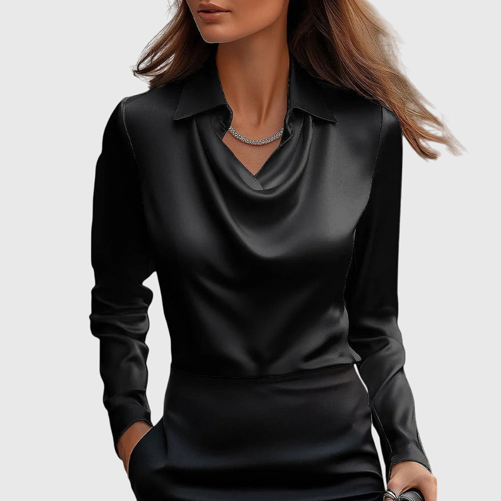 Duval Paris™ | Blouse fluide brillante