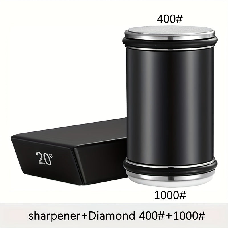 Schleifstein-Set EdgeCraft DuoSharp | Diamantsteen met Magnetische Bevestiging | 15° & 20° Slijp Hoek | Hout & Metaal