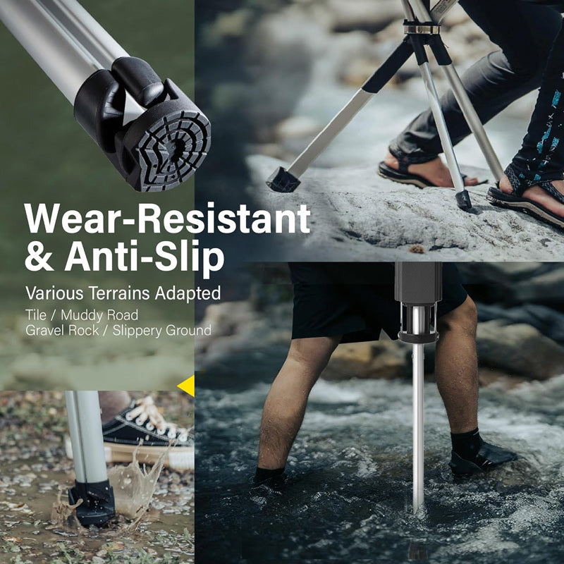 2-IN-1 Folding Walking Stick with Seat 4