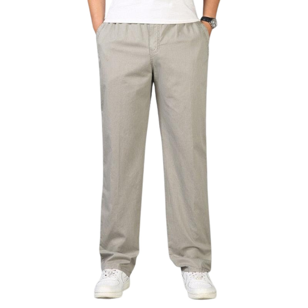 Timothy | Men's Elegant Wide Leg Linen Pants