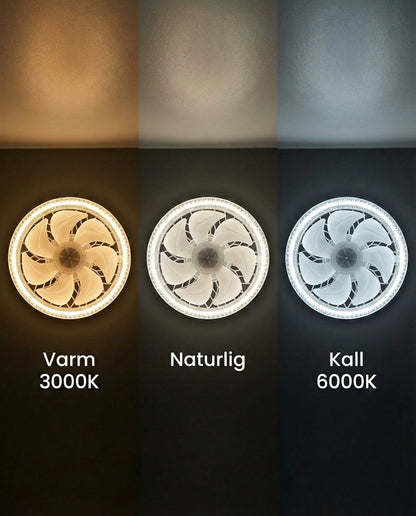 SilentBreeze AirGlow | 2-i-1 takfläkt och belysning
