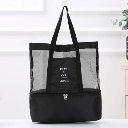 2-in-1-Strandtasche mit isoliertem Kühlfach Zorenza