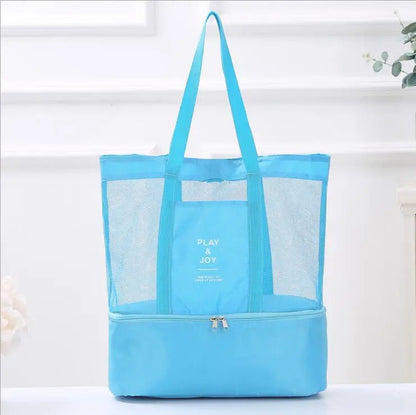 2-in-1-Strandtasche mit isoliertem Kühlfach Zorenza