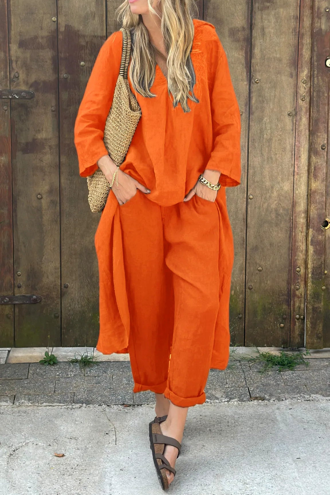Florence | Women Relaxed Long Tunic i Pant set