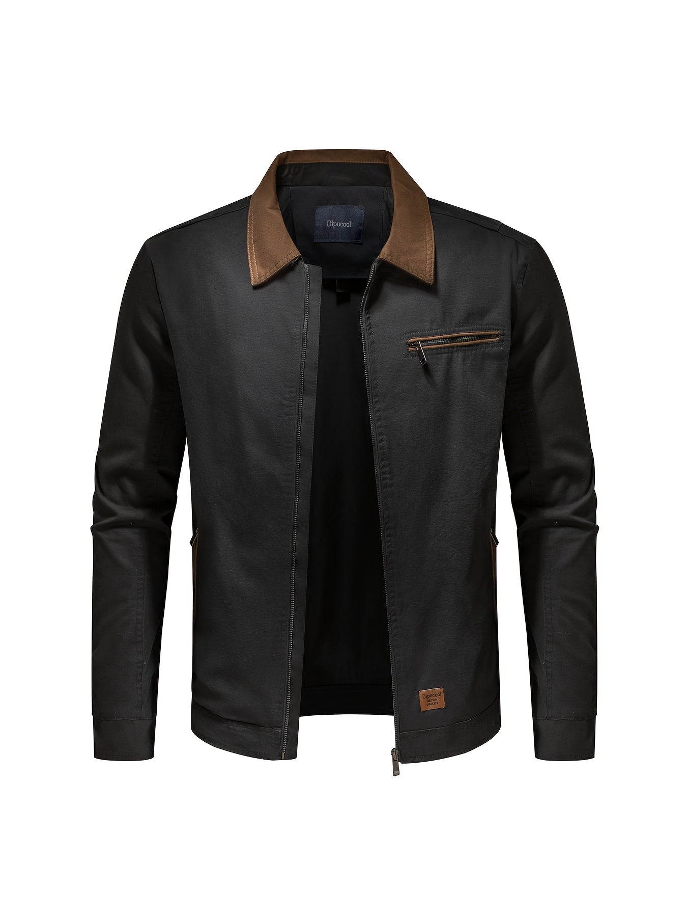 Lucan – Men’s Long Sleeve Spring Jacket with Collar and Pockets