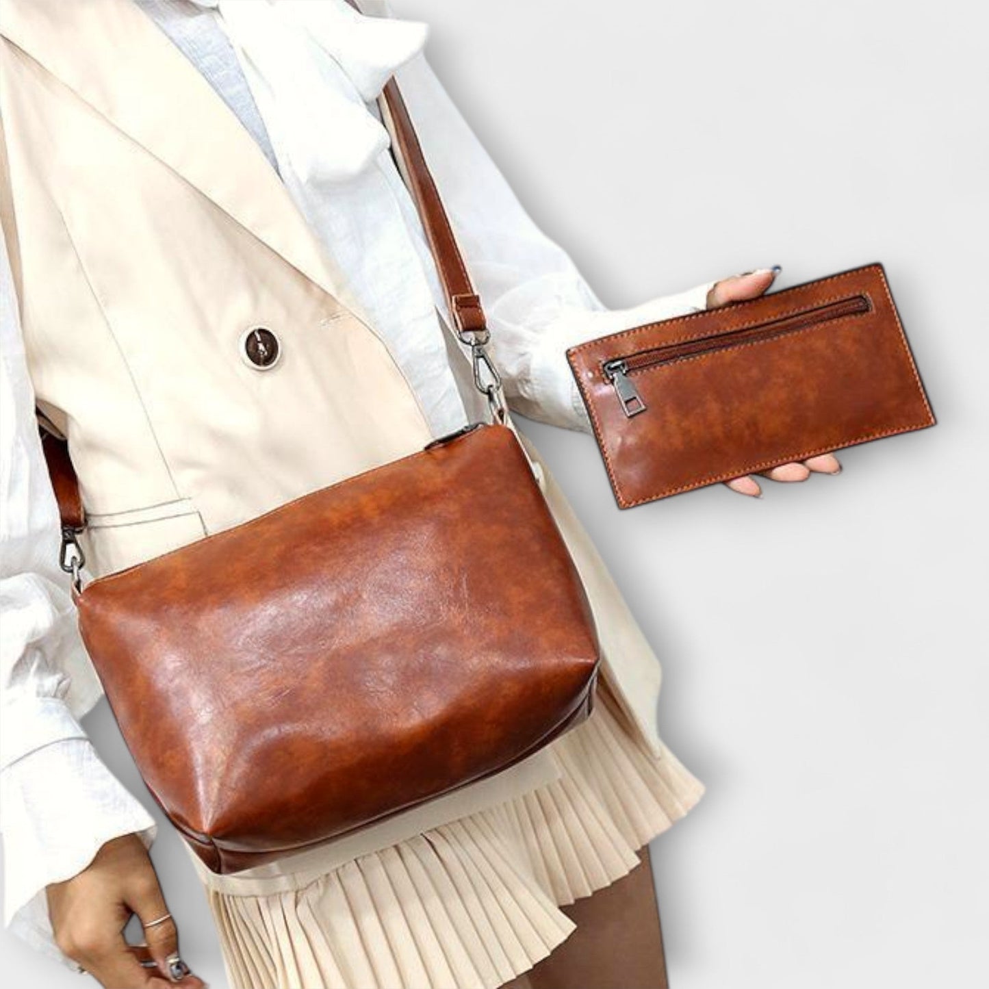 Léora. - 4-Piece Vintage Bag Set