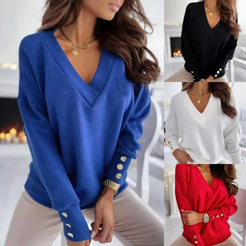 Abelie™ Women's V-Neck Sweater