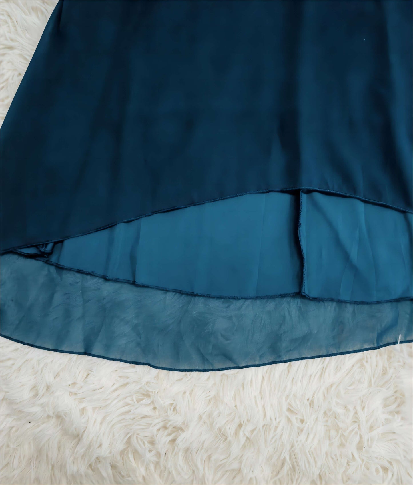 Elegant Midi Klänning i Chiffon för Damer