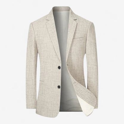 Arjen - Slim Fit Blazer met Lange Mouwen en Functionele Zakken